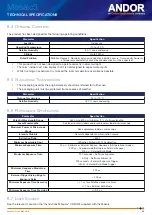 Preview for 58 page of Oxford Instruments ANDOR Mosaic3 Hardware Manual