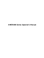 Oxford Instruments X-MET8000 Series Operator'S Manual предпросмотр