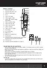 Preview for 5 page of Oxford PRECISION OXD-516-8260F Operator'S Manual