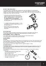 Preview for 7 page of Oxford PRECISION OXD-516-8260F Operator'S Manual