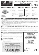 Oxford PRECISION OXD-844-2840K Instruction Manual preview