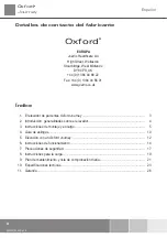 Preview for 80 page of Oxford Journey User Instruction Manual & Warranty