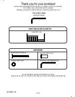 Предварительный просмотр 2 страницы Oxford WESTPORT 4 IN 1 CONVERTIBLE CRIB Assembly Instructions Manual