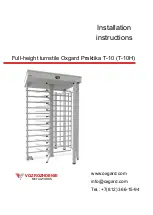 Oxgard Praktika T-10 Installation Instructions Manual preview