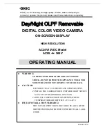 oxic AC24V12VDC Operating Manual preview