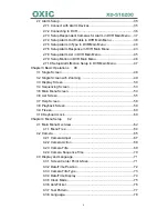 Предварительный просмотр 6 страницы oxic XD-S16200 User Manual