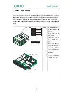 Предварительный просмотр 19 страницы oxic XD-S16200 User Manual