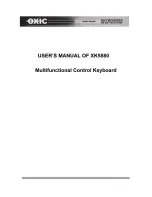 Preview for 1 page of oxic XK5880 User Manual