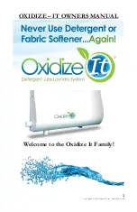 Oxidizer Pro Oxidize It OX4000-A Owner'S Manual preview