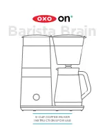 OXO Barista Brain User Manual preview