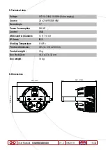 Preview for 15 page of OXO ColorBeam 480 Instruction Manual