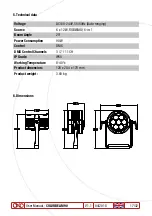 Preview for 17 page of OXO ColorBeam 90 Instruction Manual