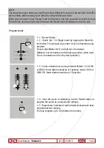 Preview for 10 page of OXO Mistral 24 Instruction Manual