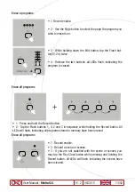 Preview for 13 page of OXO Mistral 24 Instruction Manual