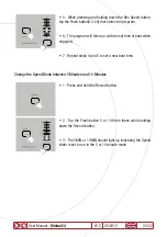 Preview for 20 page of OXO Mistral 24 Instruction Manual