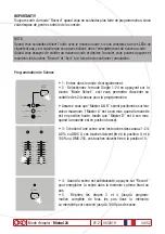 Preview for 34 page of OXO Mistral 24 Instruction Manual