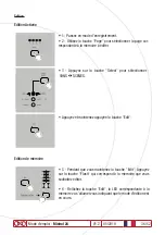 Preview for 36 page of OXO Mistral 24 Instruction Manual