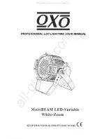 Preview for 1 page of OXO MultiBEAM LED-Variable White-Zoom User Manual