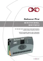 OXO Solano Pro Instruction Manual предпросмотр