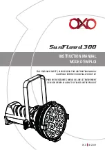 OXO SunFlood 300 Instruction Manual предпросмотр