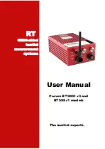 Preview for 1 page of OXTS RT Series User Manual