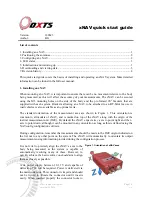 Preview for 1 page of OXTS xNAV Quick Start Manuals