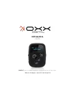 OXX Digital radio User Manual предпросмотр