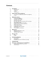 Preview for 2 page of oxycom CABIN 400 Operating Manual