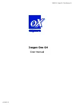 Предварительный просмотр 1 страницы oxycure Inogen One G4 User Manual