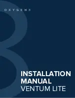 Preview for 1 page of Oxygen 8 VENTUM LITE H04 Installation Manual