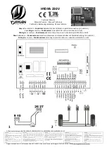 Предварительный просмотр 1 страницы Oxygen HYDRA 230V Technical Manual