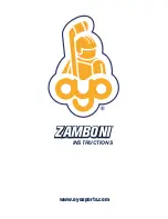 OYO Sports ZAMBONI Instructions Manual preview