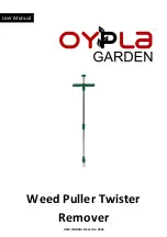 Preview for 1 page of Oypla GARDEN 3804 User Manual