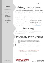 Preview for 2 page of OYPLA Home 3994 User Manual