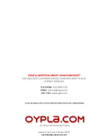 Предварительный просмотр 3 страницы Oypla Leisure 4197 User Manual