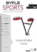 OYPLA SPORTS 3665 User Manual preview