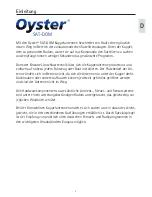 Preview for 5 page of Oyster SAT-DOM 50 GS Operating Instructions Manual