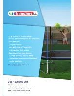 Preview for 9 page of OZ Trampoline Oval Trampoline Assembly Instructions Manual