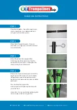 Preview for 3 page of OZ Trampolines SHADE SAIL Instructions Manual