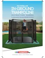 OZ Trempoline Rectangular In-Ground Trampoline Instruction Manual preview