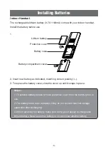 Предварительный просмотр 8 страницы Oz-View SFW-001-E User Manual