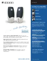 Предварительный просмотр 2 страницы Ozaki C-MOUTH EM620 Brochure & Specs