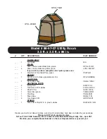 Предварительный просмотр 4 страницы Ozark Trail 88-97-07 Utility Room Owner'S Manual