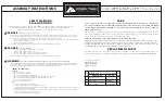 Ozark Trail W771A Aassembly Instructions preview