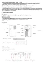 Preview for 3 page of Ozeanos OT-AC-7000 Instruction Manual