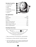 Предварительный просмотр 4 страницы Ozeri Brezza III OZF6 Instruction Manual