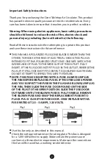 Preview for 2 page of Ozeri Brezza OZF2 Instruction Manual And Warranty