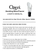 Предварительный просмотр 11 страницы Ozeri OW05A User Manual