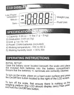 Предварительный просмотр 2 страницы Ozeri Pronto ZK14 Instruction Manual