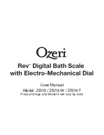 Предварительный просмотр 2 страницы Ozeri ZB19 User Manual